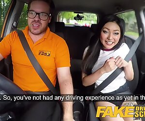 Fake Driving school sexy nhật bản rae lil da đen nóng cho người hướng dẫn stiffy