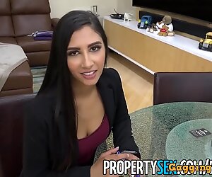 PropertySex - Agente immobiliare Trucchi su Fidanzato a terra